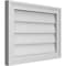 Ekena Millwork Vertical Surface Mount PVC Gable Vnt: Non-Functional, w/2"W x 1-1/2"H, Brickmould Frame, 22"W x 16"H GVPVE22X1602SN - alternate 2